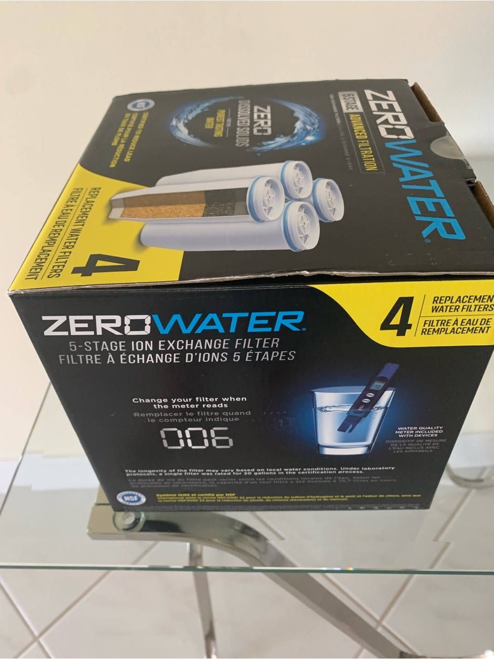 4-Pack White Replacement Water Filters - 5-Stage Advanced Filtration - Picture 3 of 6
